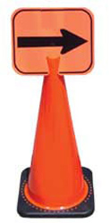 Traffic Cone Sign