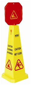 Wet floor cone