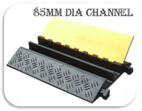 2-Channel Cable Protector For Large Cable